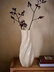 Natural Organic Reactive Glaze Vase - Image 1 of 3