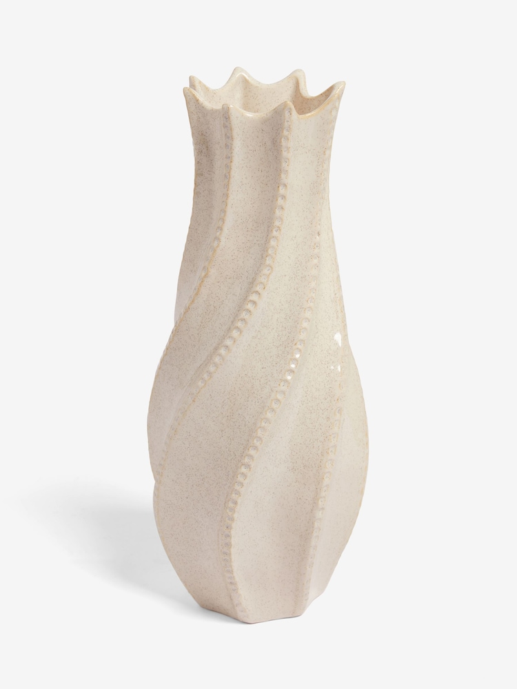 Natural Organic Reactive Glaze Vase - Image 2 of 3