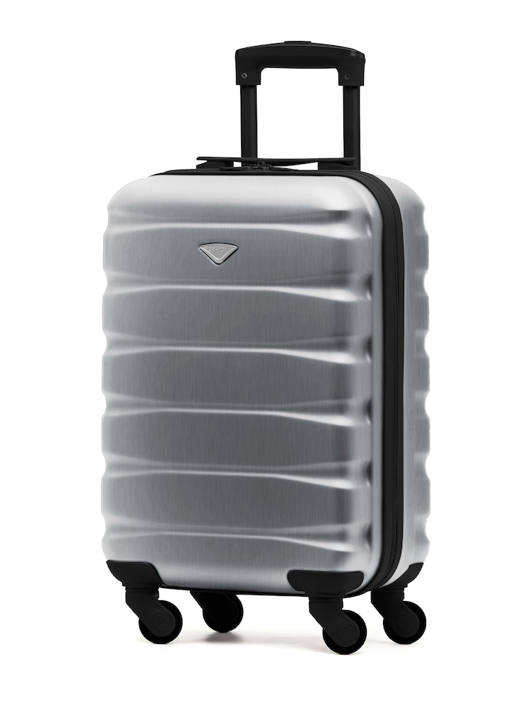 Flight Knight Easyjet Size Silver Hard Shell ABS Cabin Carry On Case Luggage - Image 1 of 7