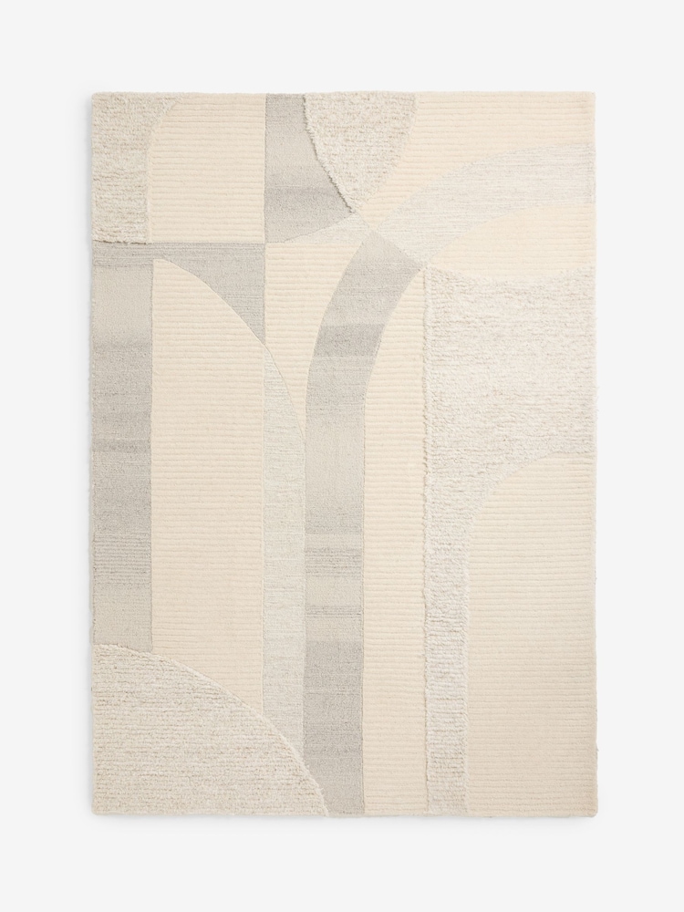 Natural Archie Geometric Rug - Image 5 of 5