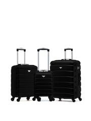 Flight Knight Ryan Air Cary On Black Suitcases Set Of Two  (Free & Priorty Bag Sizes) - Image 1 of 7