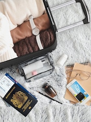Flight Knight Gold Large Check in Case EasyJet Carry On Suitcases Set Of Two (Underseat & Overhead Bag Sizes) - Image 6 of 7