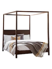 Gallery Home Brown Boho Retreat 4 Poster Bed - Image 3 of 3