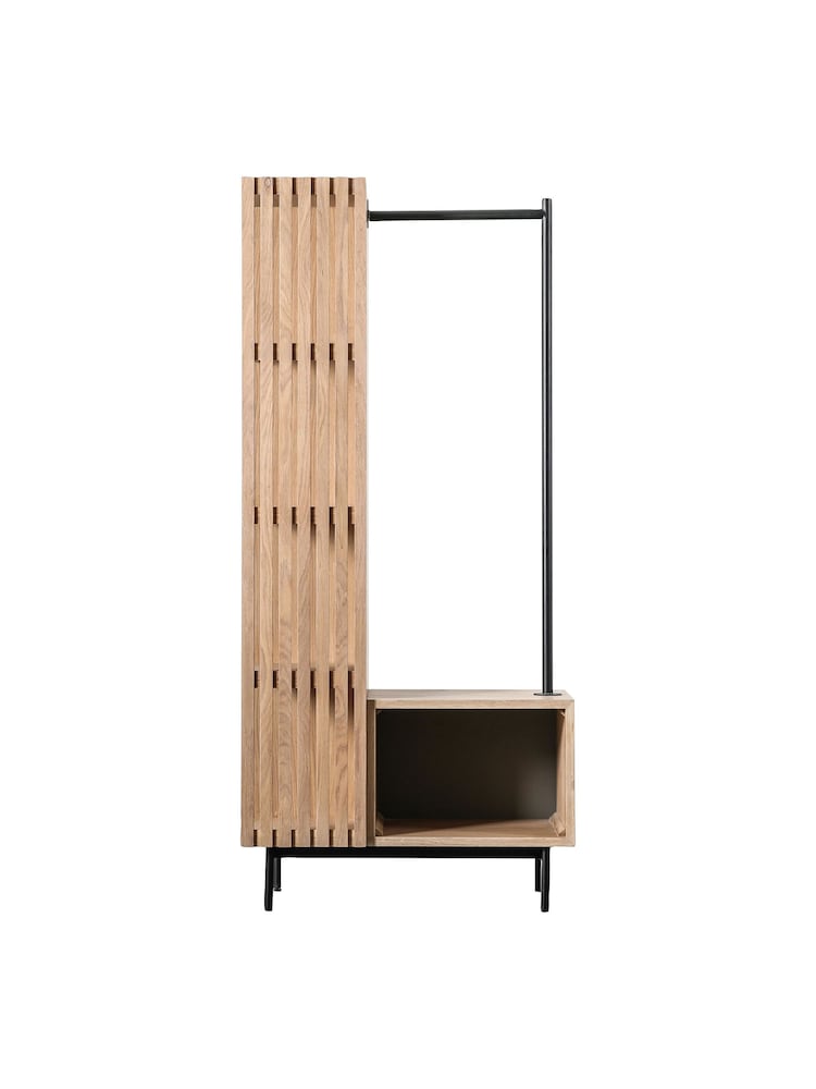 Gallery Home Oak Okayama Open Wardrobe - Image 10 of 10
