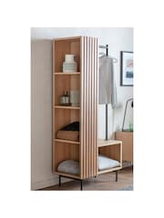 Gallery Home Oak Okayama Open Wardrobe - Image 2 of 10
