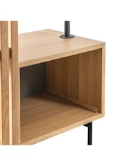 Gallery Home Oak Okayama Open Wardrobe - Image 3 of 10