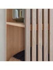 Gallery Home Oak Okayama Open Wardrobe - Image 7 of 10