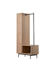 Gallery Home Oak Okayama Open Wardrobe - Image 8 of 10