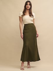 Nobodys Child Green Mila Midaxi Skirt - Image 1 of 6