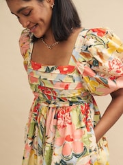 Nobody's Child Multi Nova Mykonos Bloom Midi Dress - Image 5 of 6