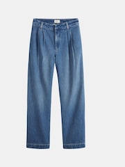 Hush Blue Lya Pleated Wide Leg Jeans - Image 5 of 5