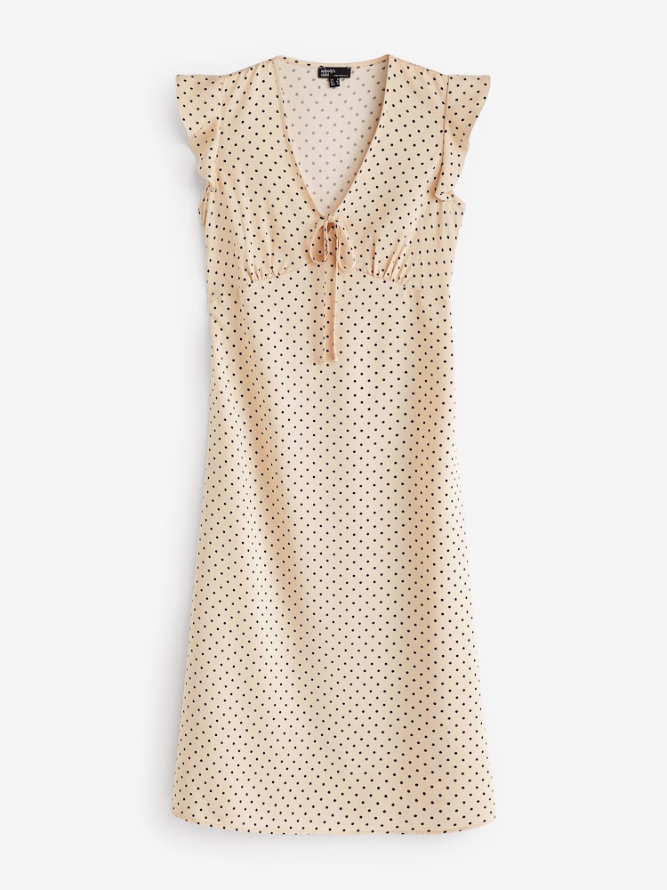Nobody's Child Cream Lily Midi Dress - Image 4 of 4