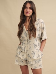 Nobody's Child Cream Rhian Embroidered Shirt - Image 1 of 5