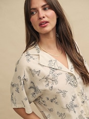 Nobody's Child Cream Rhian Embroidered Shirt - Image 4 of 5
