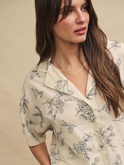 Nobody's Child Cream Rhian Embroidered Shirt - Image 5 of 5