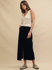 Nobodys Child Black Denim Column Skirt - Image 1 of 4