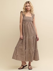 Nobodys Child Brown Maya Midaxi Dress - Image 1 of 4