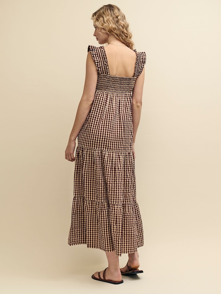 Nobodys Child Brown Maya Midaxi Dress - Image 2 of 4