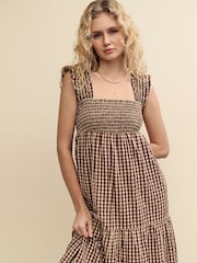 Nobodys Child Brown Maya Midaxi Dress - Image 4 of 4