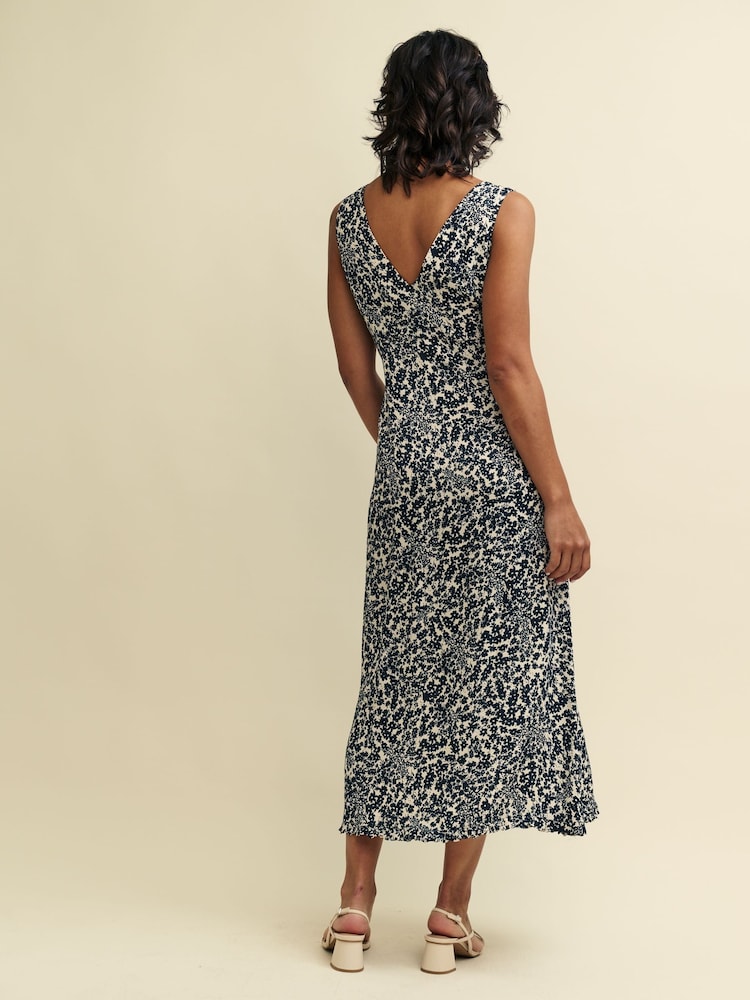 Nobody's Child Black Ditsy Clio Leo Midi Dress - Image 2 of 4