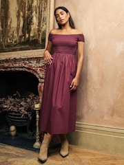 Nobodys Child Purple Amanda Midaxi Dress - Image 1 of 10
