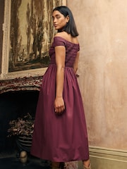 Nobodys Child Purple Amanda Midaxi Dress - Image 3 of 10