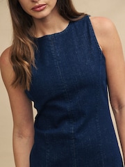 Nobodys Child Blue Farringdon Midi Dress - Image 3 of 4