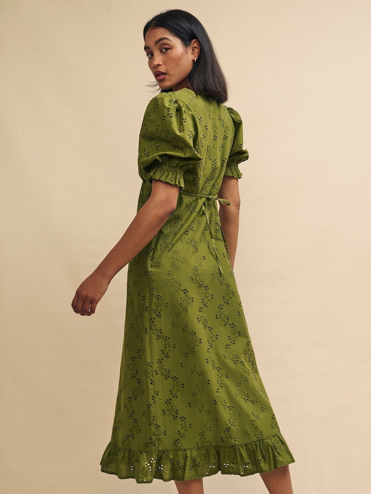 Nobodys Child Green Delilah Midaxi Dress - Image 2 of 5