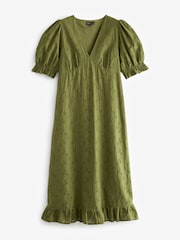 Nobodys Child Green Delilah Midaxi Dress - Image 5 of 5