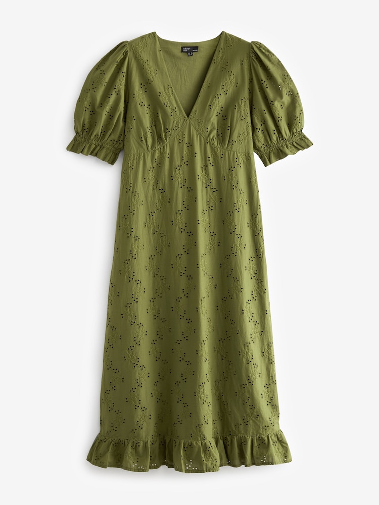 Nobodys Child Green Delilah Midaxi Dress - Image 5 of 5 Nobodys Child Green Delilah Midaxi Dress - Image 5 of 5