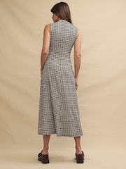 Nobodys Child Black Denver Mirella Micro Geo Midi Dress - Image 2 of 4