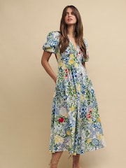 Nobodys Child Multi Starlight Faro Tile Midaxi Multi Dress - Image 1 of 5