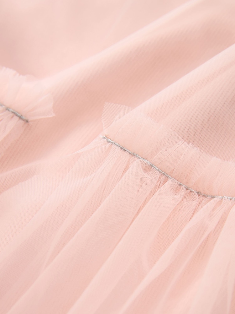 Pink Mesh T-Shirt Dress (3-16yrs) - Image 6 of 6