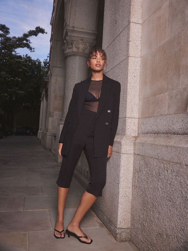 self. Black Sparkle Long Sleeve Mesh Body - Image 2 of 9 self. Black Sparkle Long Sleeve Mesh Body - Image 2 of 9