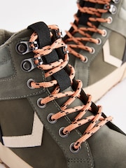 Khaki Standard Fit (F) Cleated High Top Boots - Image 4 of 6