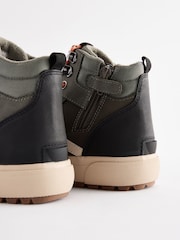 Khaki Standard Fit (F) Cleated High Top Boots - Image 5 of 6