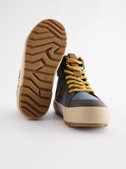 Blue Standard Fit (F) Cleated High Top Boots - Image 1 of 2