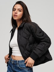 Superdry Black Studios Cropped Liner Jacket - Image 4 of 4