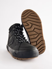 Black Standard Fit (F) Cleated High Top Boots - Image 3 of 6