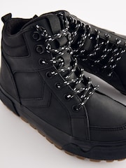 Black Standard Fit (F) Cleated High Top Boots - Image 4 of 6