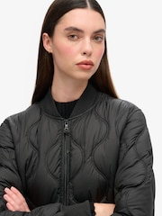 Superdry Black Studios Long Liner Coat - Image 3 of 6