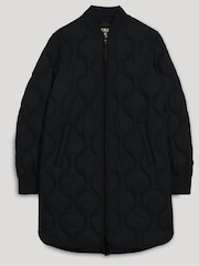 Superdry Black Studios Long Liner Coat - Image 4 of 6