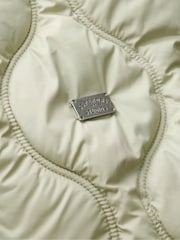 Superdry Olive Green Studios Cropped Liner Jacket - Image 6 of 7
