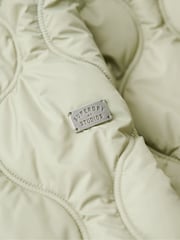 Superdry Olive Green Studios Cropped Liner Jacket - Image 7 of 7
