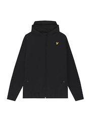 Lyle & Scott Black Black Zip Up Hooded Jacket - Image 2 of 2