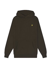 Lyle & Scott Green 100% Cotton Pullover Hoodie - Image 1 of 3