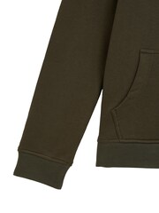 Lyle & Scott Green 100% Cotton Pullover Hoodie - Image 2 of 3