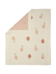 Mamas & Papas Multi Welcome To The World Seedling Knit Fruit Blanket - Image 6 of 8