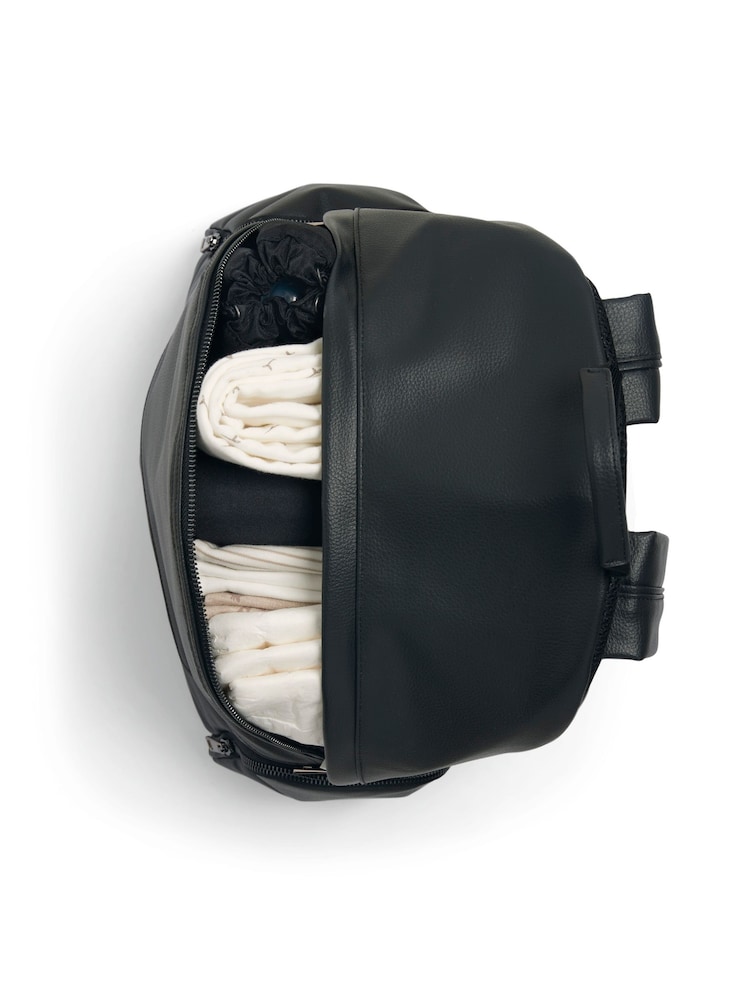 Mamas & Papas Black Luxe Black Backpack - Image 2 of 5