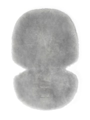 Mamas & Papas Grey Sheepskin Liner Pushchair - Image 1 of 1